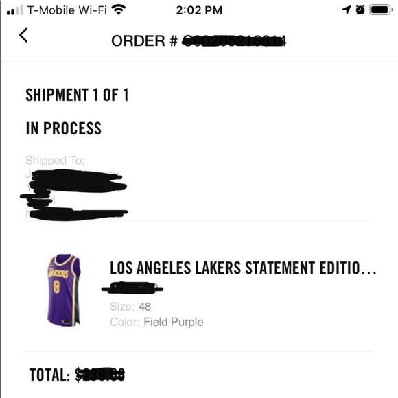 Nike Authentic Jersey Kobe Bryant 8 Size 48 (L) - Picture 6 of 6